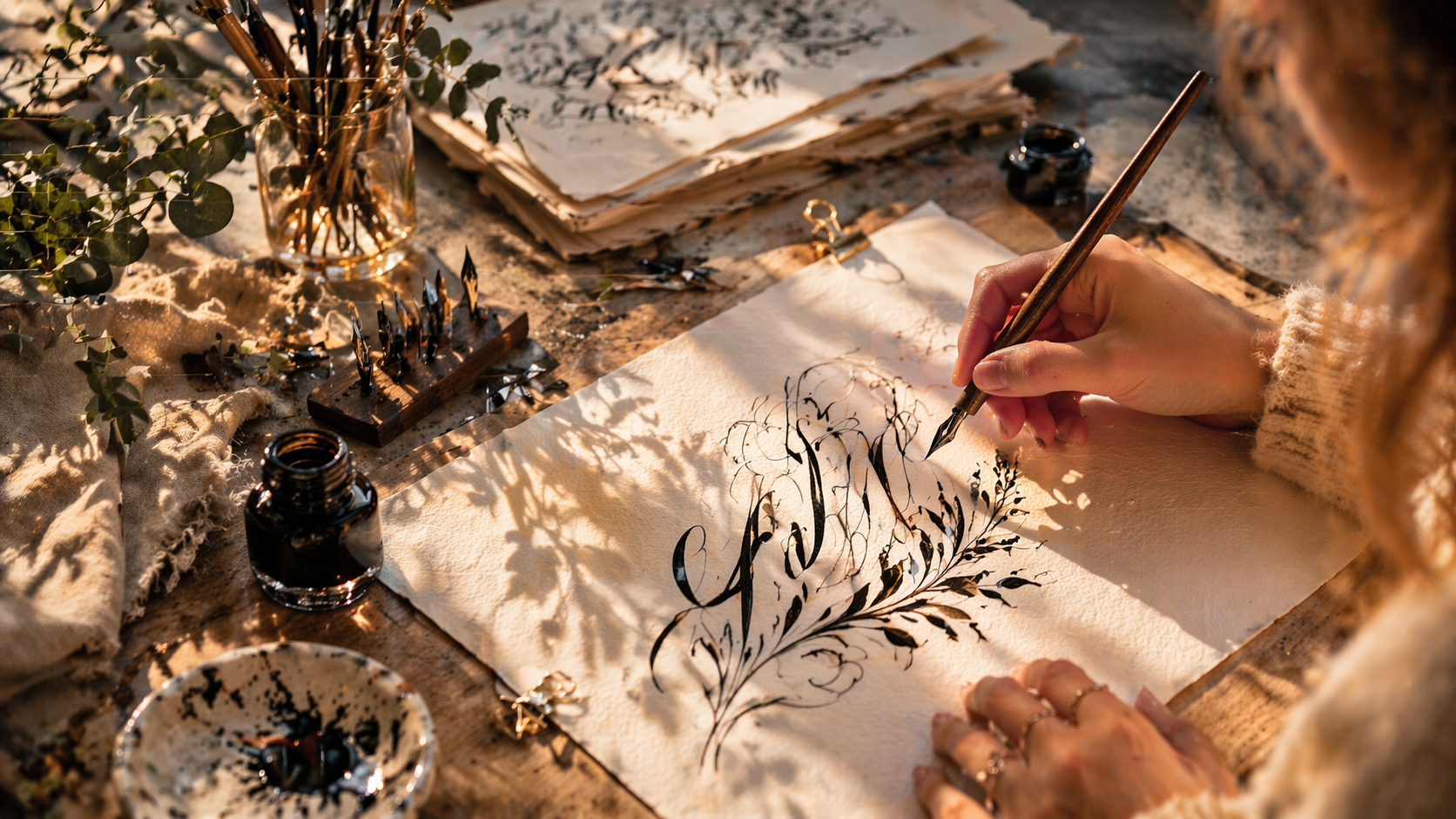 Calligraphy as the Silence of Form